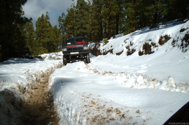 Nevada en el Teide 4x4